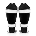 Espinilleras Fairtex Competición SP5 con parapiés Blanco 