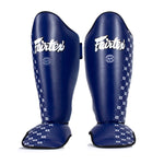 Espinilleras Fairtex Competencia SP5 con parapiés Azul 