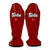 Espinilleras Fairtex Competición SP5 con parapiés Rojo 