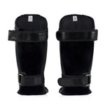 Espinilleras Fairtex SP3 de doble acolchado con protector de pies 
