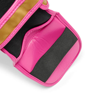 Espinilleras Leone Iuter PT01IU con parapiés Fucsia 