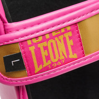 Espinilleras Leone Iuter PT01IU con parapiés Fucsia 