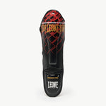 Espinilleras Leone MMA Cage PT163 Rojo 