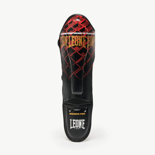 Espinilleras Leone MMA Cage PT163 Rojo 