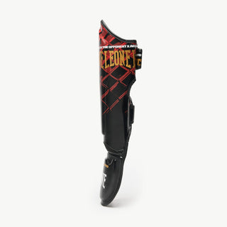 Espinilleras Leone MMA Cage PT163 Rojo 
