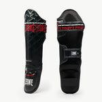 Espinilleras Leone MMA Cage PT163 Gris oscuro 