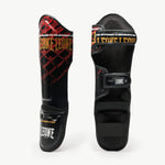 Espinilleras Leone MMA Cage PT163 Rojo 