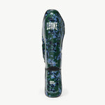 Espinilleras Leone Urban Fighter PT118 camuflaje azul-verde 