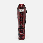 Espinilleras Leone Urban Fighter PT118 camuflaje rojo-negro 