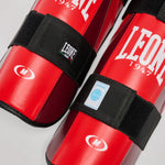 Espinilleras Leone WAKO PT189 Rojo 