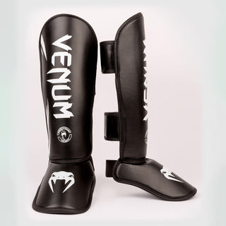 Espinilleras niño Venum Challenger Negro-blanco 