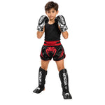 Espinilleras niño Venum Challenger Negro-blanco
