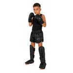Espinilleras niño Venum Challenger Negro-negro