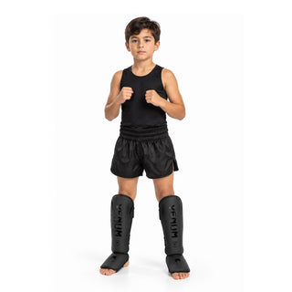 Espinilleras niño Venum Elite Negro