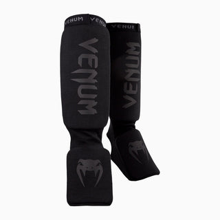 Espinilleras con protector de pies a media Venum Kontact 