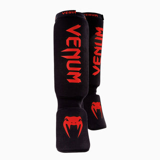 Espinilleras con protector de pies a media Venum Kontact 