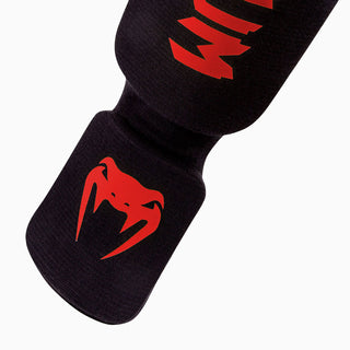 Espinilleras con protector de pies a media Venum Kontact 
