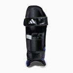 Espinilleras con parapiede Adidas Pro Kickboxing WAKO Azul-blanco 