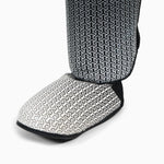 Espinilleras con parapiede Adidas Pro Kickboxing WAKO Negro-blanco 