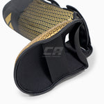 Espinilleras con parapiede Adidas Pro Kickboxing WAKO Negro-oro 