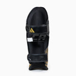 Espinilleras con parapiede Adidas Pro Kickboxing WAKO Negro-oro 