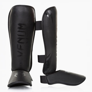 Espinilleras con Parapiede Venum Challenger Negro Black 