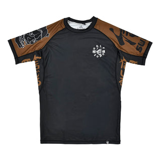 Rashguard Half Sumo Sugoi Ranked Marrón-Combat Arena