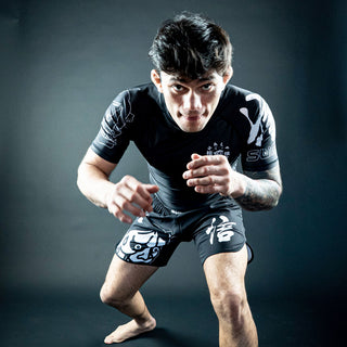 Rashguard Half Sumo Sugoi Ranked Negro-Combat Arena