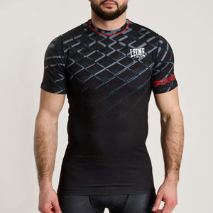 Rashguard Leone MMA Cage AB971 Gris oscuro-Combat Arena