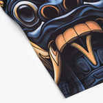 Rashguard Manto Barong manga corta Negro-Combat Arena
