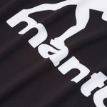 Rashguard Manto Logo Dual maniche corte Nero-Combat Arena