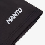 Rashguard Manto Logo Dual maniche corte Nero-Combat Arena