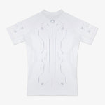 Rashguard Manto Shield mangas cortas Blanco-Combat Arena