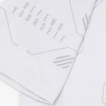 Rashguard Manto Shield mangas cortas Blanco-Combat Arena
