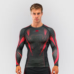 Rashguard Venum Amazonia Reborn maniche lunghe Nero-rosso-Combat Arena
