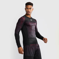 Rashguard Venum G-Fit Air mangas largas Negro-rojo-Combat Arena