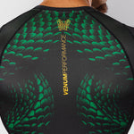 Rashguard Venum Matupa maniche corte Nero-verde-Combat Arena