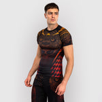 Rashguard Venum Quetzal Fury mangas cortas Negro-rojo 