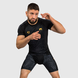 Rashguard Venum x Chimaev Wild Borz maniche corte Nero-Combat Arena