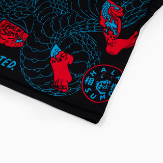 Rashguard Half Sumo Black Mamba Neon mangas largas 