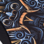 Rashguard Manto Barong de manga corta Negro 