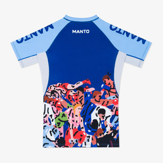 Rashguard Manto Gym 3.0 mangas cortas Azul 