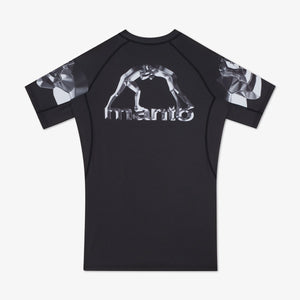 Rashguard Manto Hombre con mangas cortas de metal 