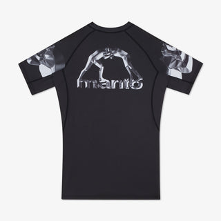 Rashguard Manto Hombre con mangas cortas de metal 