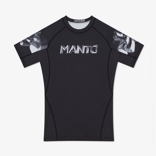 Rashguard Manto Hombre con mangas cortas de metal 
