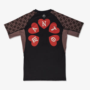 Rashguard Manto Tuff Luv manga corta negro