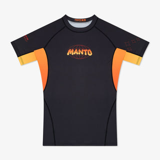Rashguard Manto Varsovia A Tokio mangas cortas Negro 