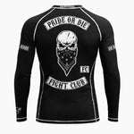 Rashguard Pride or Die Fight Club mangas largas 