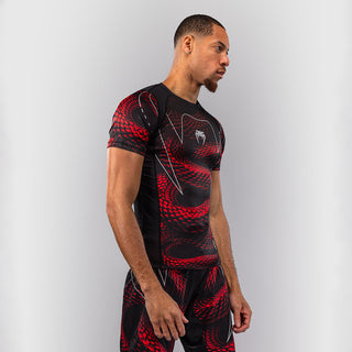 Rashguard Venum Matupa mangas cortas Negro-rojo 