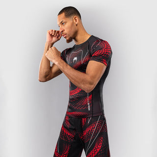 Rashguard Venum Matupa mangas cortas Negro-rojo 